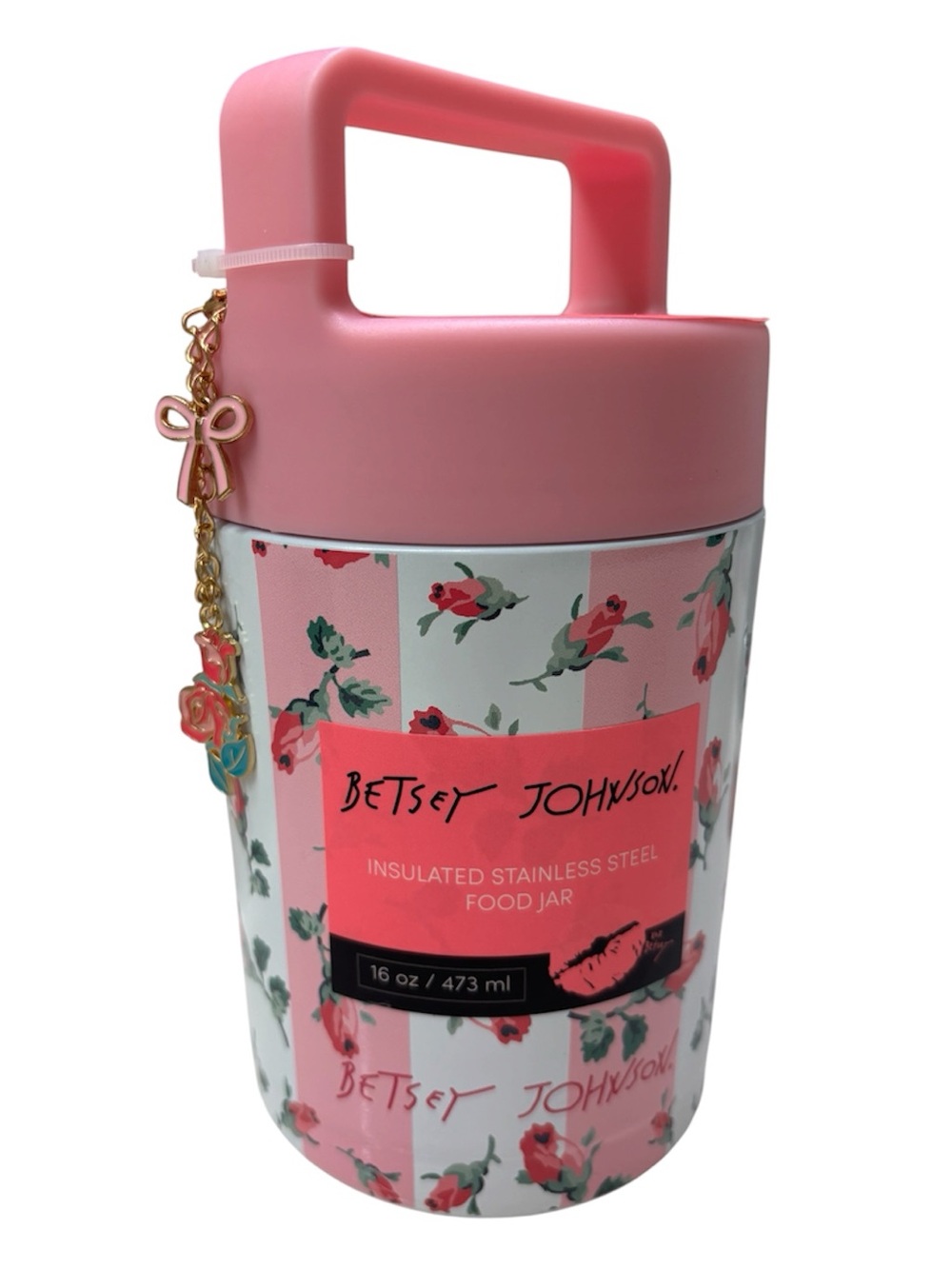 Betsey Johnson insulated food jar - NWT